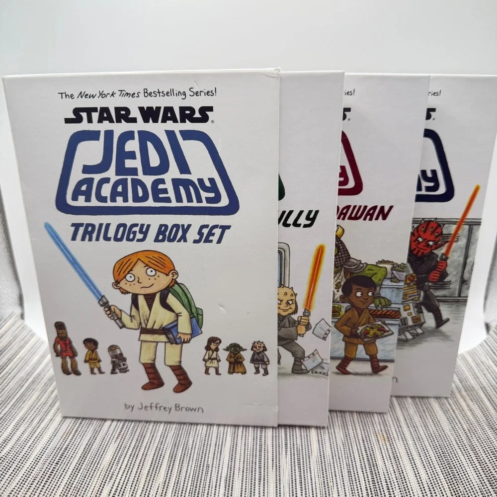 Star Wars Jedi Academy Trilogy Box Set Jeffrey Brown Hardcover‎ Books Scholastic